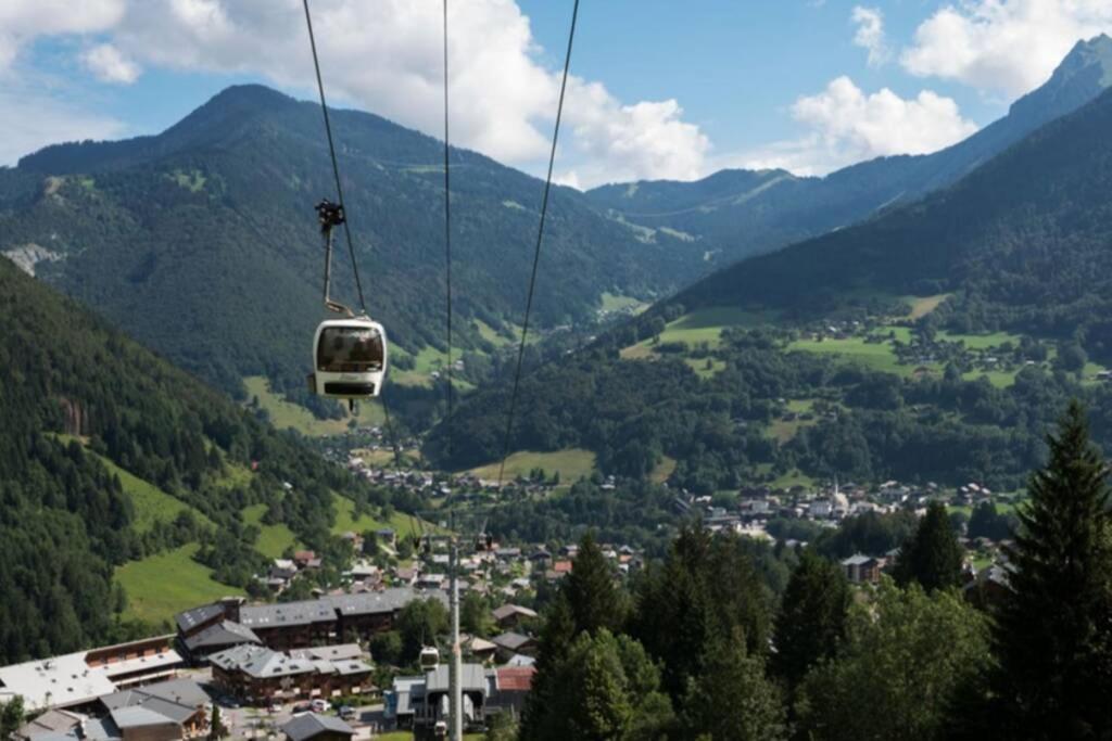 Les Cimes, Chaleureux Studio 4 Pers, 50M Du Telecabine, Vue Degagee Sur Les Pistes, Draps Non Compris Saint-Jean-dʼAulps Exterior foto