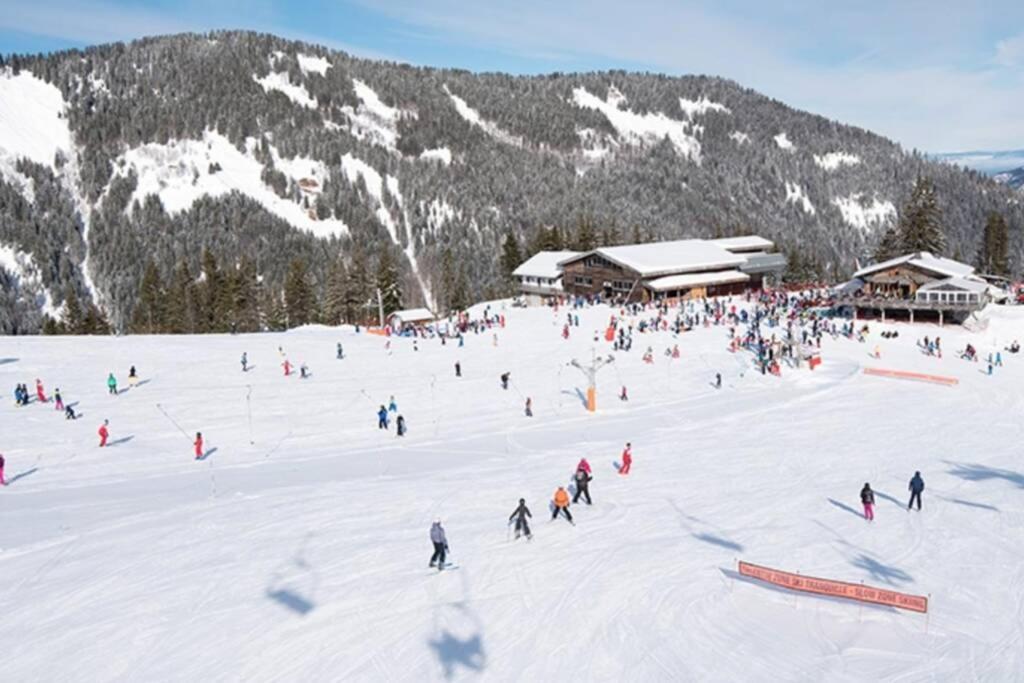 Les Cimes, Chaleureux Studio 4 Pers, 50M Du Telecabine, Vue Degagee Sur Les Pistes, Draps Non Compris Saint-Jean-dʼAulps Exterior foto